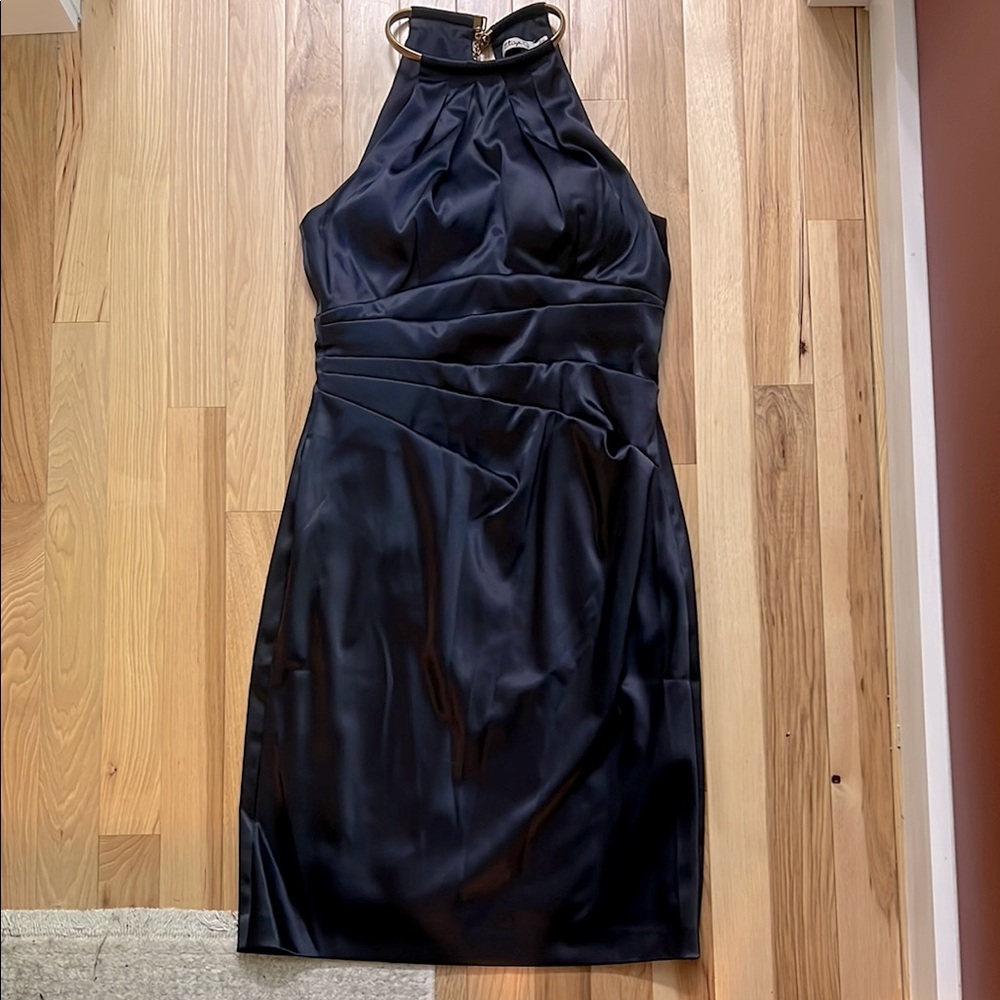 Eliza J Navy Elegant Dress